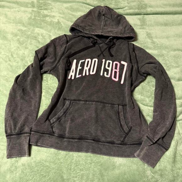 Aeropostale charcoal pullover hoodie -XL - Picture 1 of 8